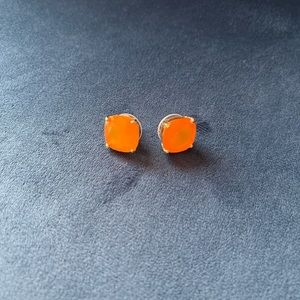 Kate Spade orange stud earrings